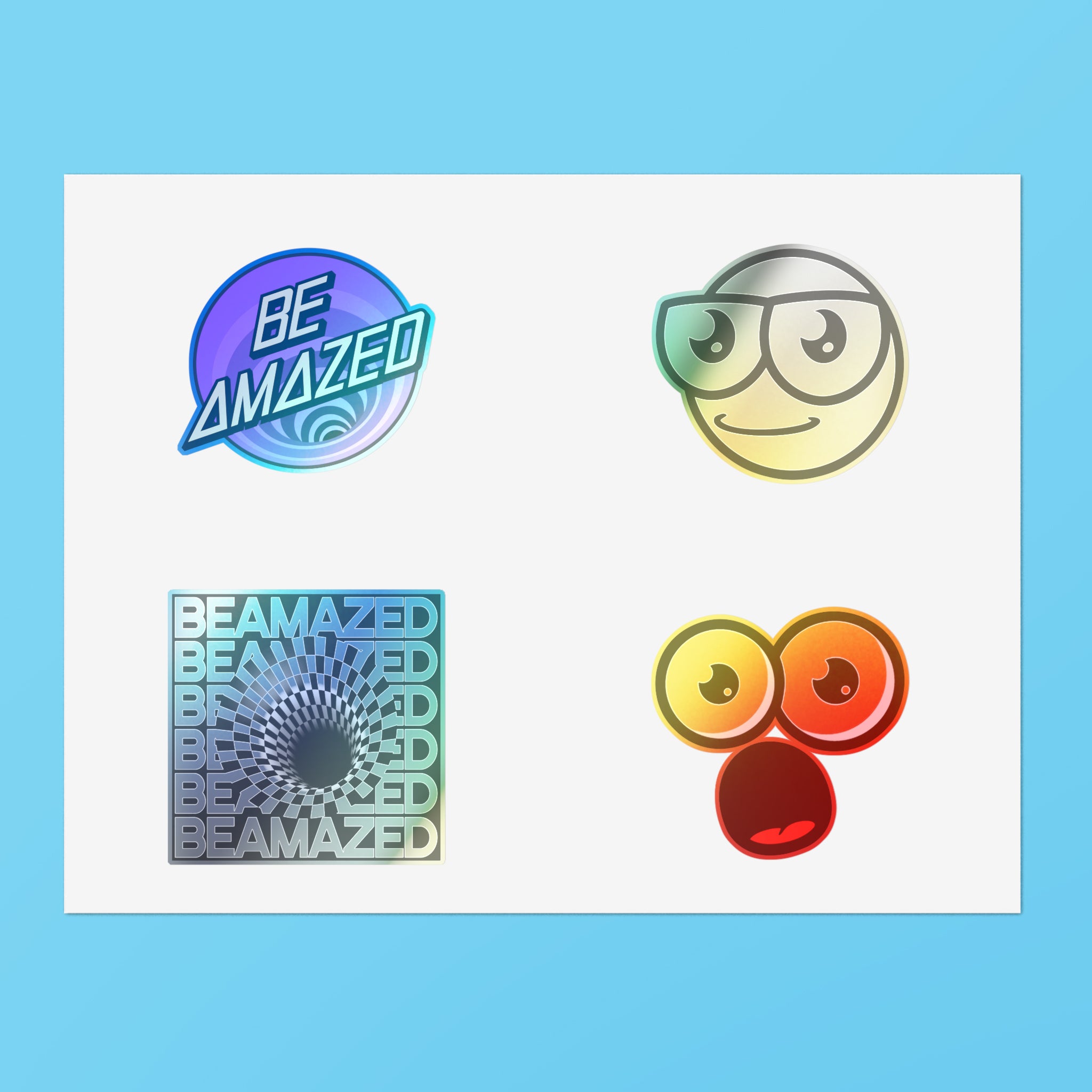 Sticker Sheet Holographic – Be Amazed
