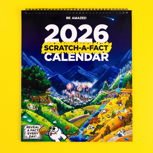Scratch-A-Fact Calendar 2026