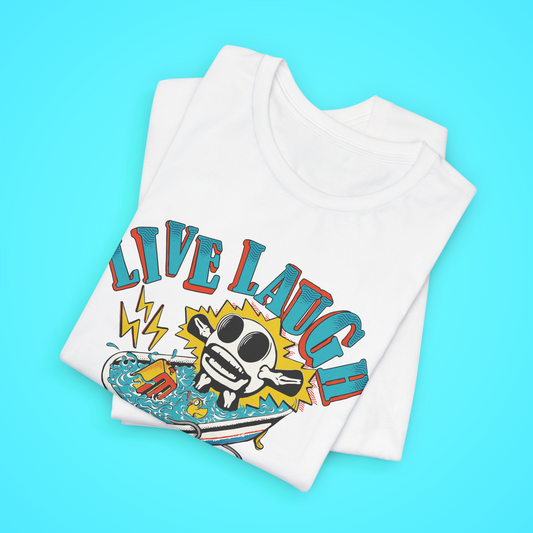 Live Laugh Toaster Bath T-Shirt
