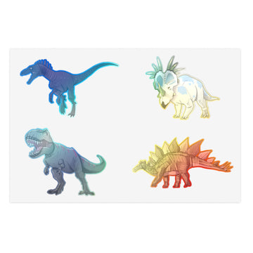 Dinosaurs Holographic Sticker Sheet