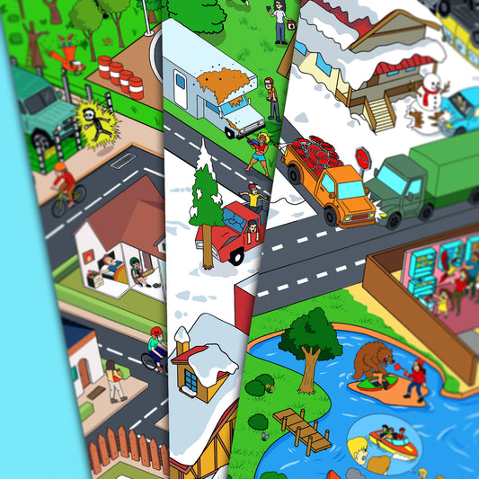 Where's Bartholomew Poster Bundle